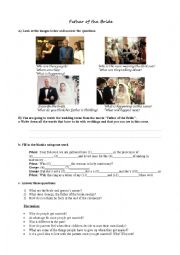 English Worksheet: Father of the Bride