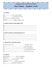 English Worksheet: Past Simple - Regular verbs