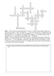 London crossword with answers