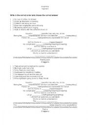 English Worksheet: It happens -- Sugarland Song