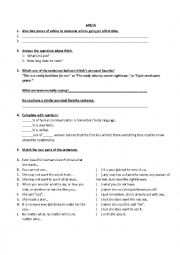 English Worksheet: Hitch