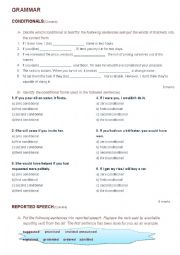 English Worksheet: End of year grammar test