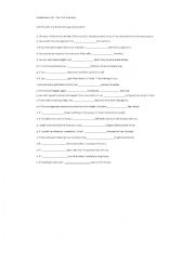 English Worksheet: Conditionals 1st 2nd 3rd
