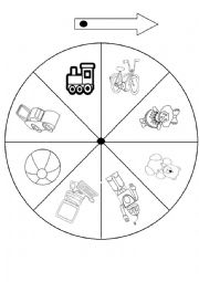 English Worksheet: Toy Spinner