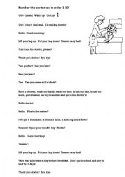 English Worksheet: Visiting the doctor