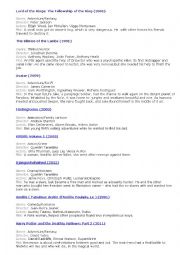 English Worksheet: movies quizz