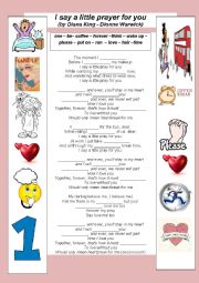 English Worksheet: Song activity: 