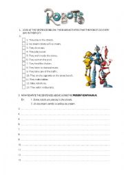 English Worksheet: Robots 