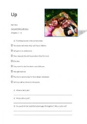 English Worksheet: Up - Complete Movie Worksheet Pack