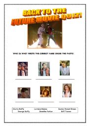 English Worksheet: Back to the Future - Bumper Movie Activity Pack