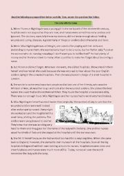 English Worksheet: 8th form Exam (Biography)