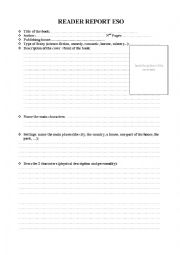 English Worksheet: Reading Comprehension Form