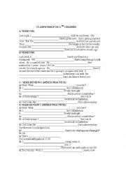 English Worksheet: grammar worksheet for teens