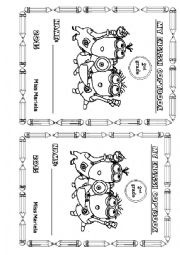 English Worksheet: Cover