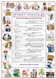 English Worksheet: PAST SIMPLE