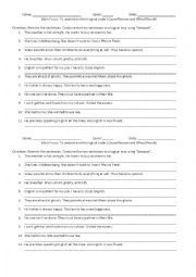 English Worksheet: Because__Combine sentences together