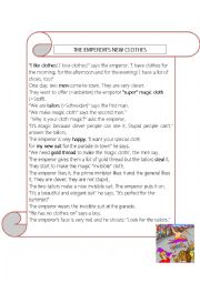 English Worksheet: the emperors new clothes 