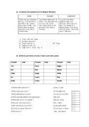 English Worksheet: 7th grade writing exam