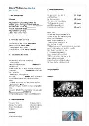 English Worksheet: Iggy Azalea - Black Widow