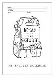 English Worksheet: My English Notebook