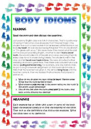 BODY IDIOMS