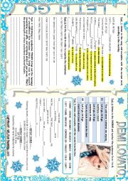 ....:::: SONG WORKSHEET -- LET IT GO -- DEMI LOVATO ::::....