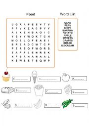 Food Wordsearch