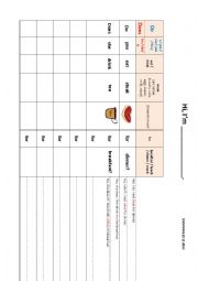 Worksheet Present Simple