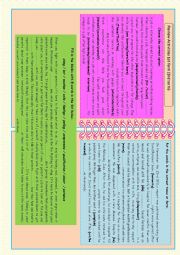 Review acrivities (1st form, 3rd term)