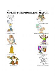 English Worksheet: Problem Solving