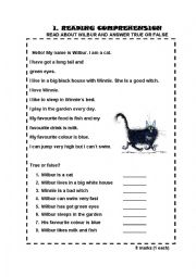 English Worksheet: diagnostic test primary