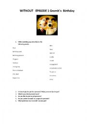 English Worksheet: Wallace and Gromit_The wrong trousers
