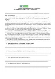 English Worksheet: Single parentsfamilies