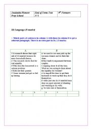 English Worksheet: Pioneer prep school