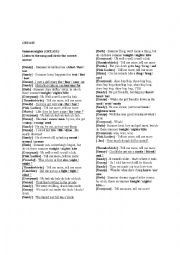 English Worksheet: Reported Speech