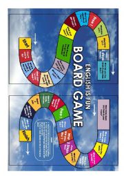 English Worksheet: board game