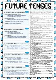 English Worksheet: Future Tense REVIEW