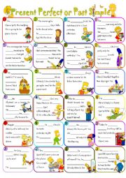 English Worksheet: Present Perfect or Past simple