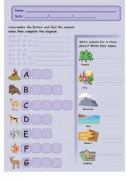 English Worksheet: alphabeth