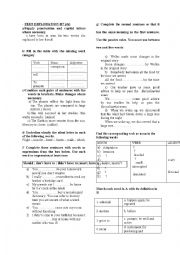 English Worksheet: unit five astronomy  lesson plan