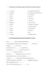 English Worksheet: Phrasal verbs