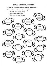 Sweet Irregular Verbs