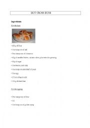 hot cross bun recipe