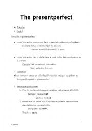 English Worksheet: Present perfect