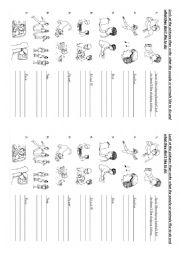 English Worksheet: Expressing like and dislike