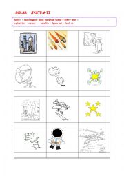 English Worksheet: solar system 2