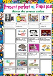 English Worksheet: Present Perfect vs Simple Past