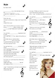 English Worksheet: Style