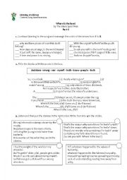 English Worksheet: Where Is The Love P2- Black Eyed Peas