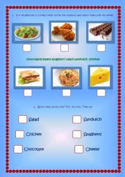 Do you like...? Food song worksheet 